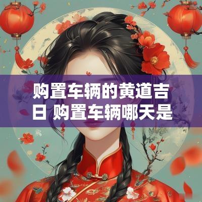 购置车辆的黄道吉日 购置车辆哪天是吉日