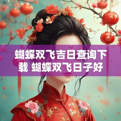 蝴蝶双飞吉日查询下载 蝴蝶双飞日子好吗