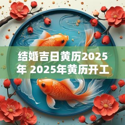 结婚吉日黄历2025年 2025年黄历开工吉日