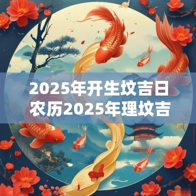 2025年开生坟吉日 农历2025年理坟吉日