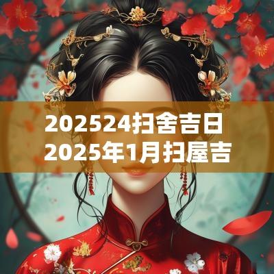 202524扫舍吉日 2025年1月扫屋吉日