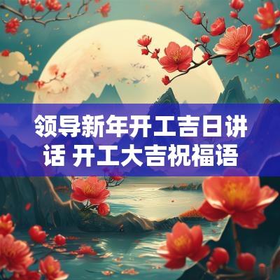 领导新年开工吉日讲话 开工大吉祝福语领导讲话