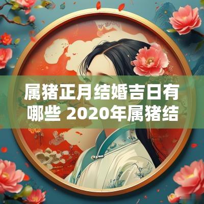 属猪正月结婚吉日有哪些 2025年属猪结婚的黄道吉日