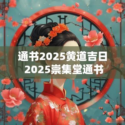 通书2025黄道吉日 2025崇集堂通书