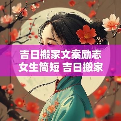 吉日搬家文案励志女生简短 吉日搬家文案短句73句