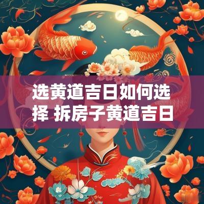 选黄道吉日如何选择 拆房子黄道吉日选择