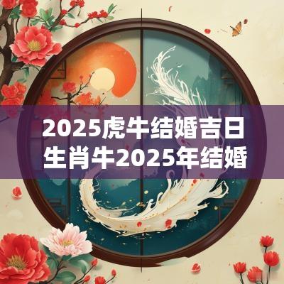 2025虎牛结婚吉日 生肖牛2025年结婚吉日