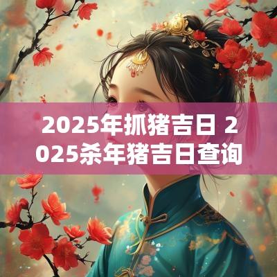 2025年抓猪吉日 2025杀年猪吉日查询