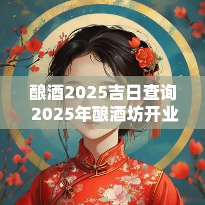 酿酒2025吉日查询 2025年酿酒坊开业吉日