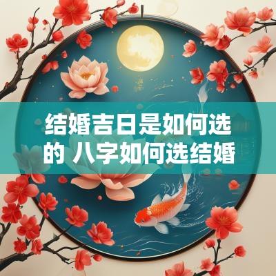 结婚吉日是如何选的 八字如何选结婚吉日