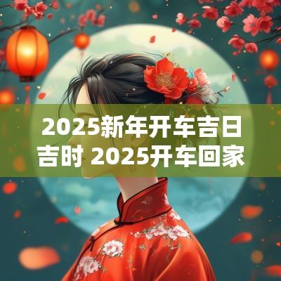 2025新年开车吉日吉时 2025开车回家吉日查询