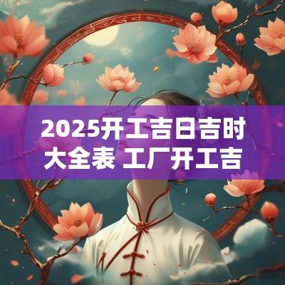 2025开工吉日吉时大全表 工厂开工吉日吉时2025
