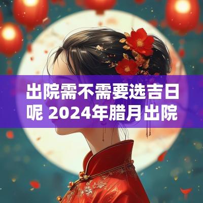 出院需不需要选吉日呢 2025年腊月出院吉日