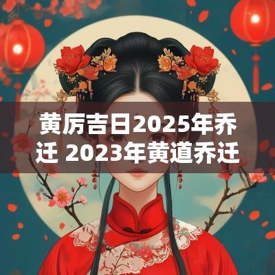 黄厉吉日2025年乔迁 2025年黄道乔迁吉日一览表