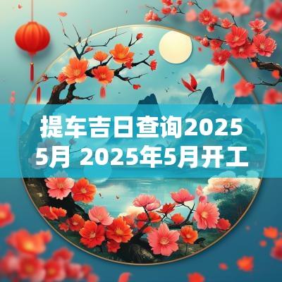 提车吉日查询20255月 2025年5月开工吉日查询