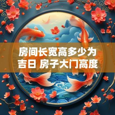 房间长宽高多少为吉日 房子大门高度多少为吉日
