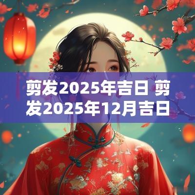 剪发2025年吉日 剪发2025年12月吉日