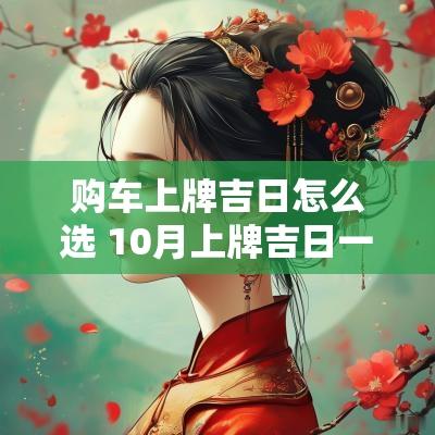 购车上牌吉日怎么选 10月上牌吉日一览表