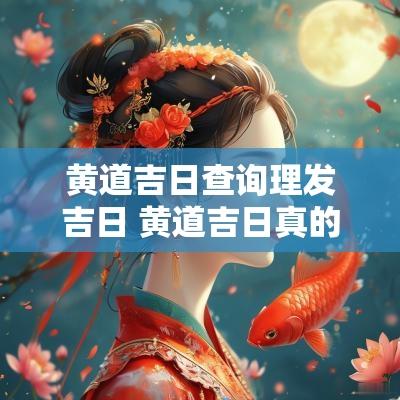 黄道吉日查询理发吉日 黄道吉日真的是吉日吗