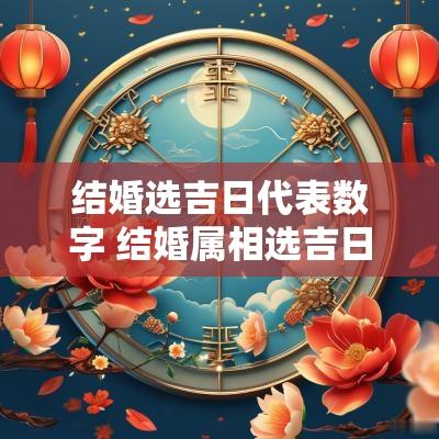 结婚选吉日代表数字 结婚属相选吉日