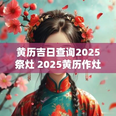 黄历吉日查询2025祭灶 2025黄历作灶吉日查询