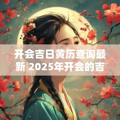 开会吉日黄历查询最新 2025年开会的吉日