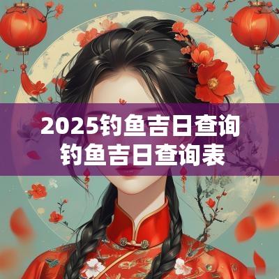2025钓鱼吉日查询 钓鱼吉日查询表