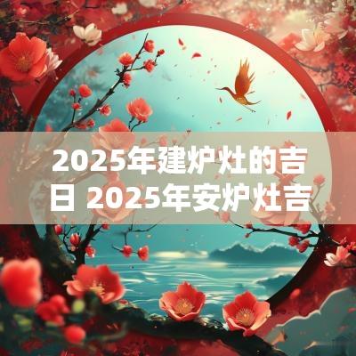 2025年建炉灶的吉日 2025年安炉灶吉日表