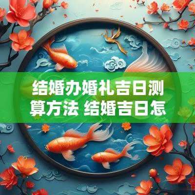 结婚办婚礼吉日测算方法 结婚吉日怎么定