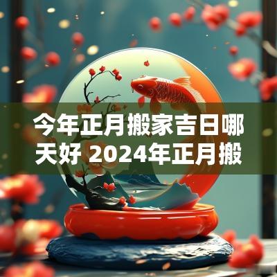 今年正月搬家吉日哪天好 2025年正月搬家吉日查询