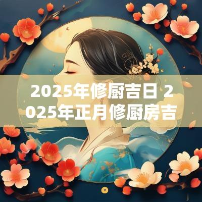 2025年修厨吉日 2025年正月修厨房吉日