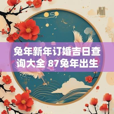 蛇年新年订婚吉日查询大全 87蛇年出生男女结婚吉日