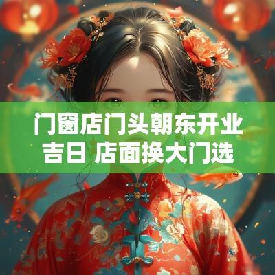 门窗店门头朝东开业吉日 店面换大门选黄道吉日