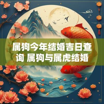 属狗今年结婚吉日查询 属狗与属虎结婚吉日