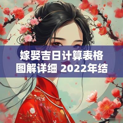 嫁娶吉日计算表格图解详细 2025年结婚嫁娶吉日表格