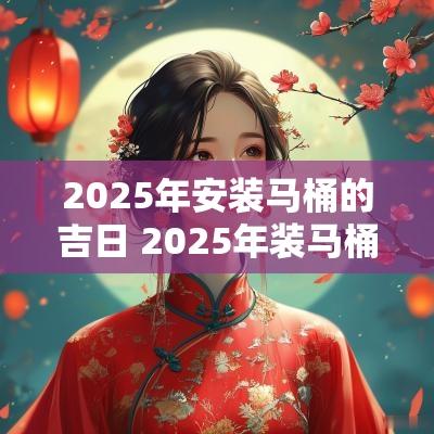 2025年安装马桶的吉日 2025年装马桶吉日