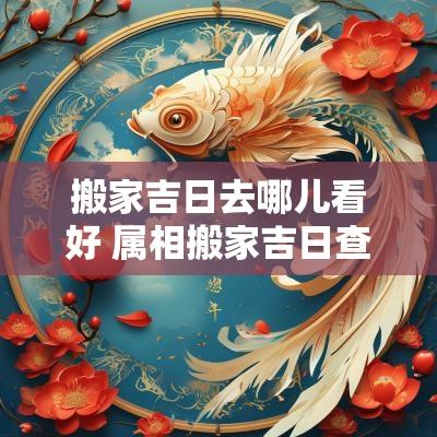 搬家吉日去哪儿看好 属相搬家吉日查询表