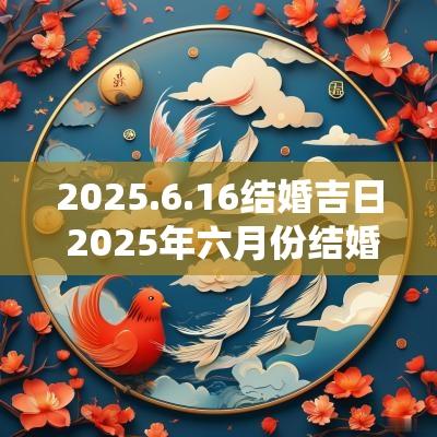 2025.6.16结婚吉日 2025年六月份结婚吉日一览表