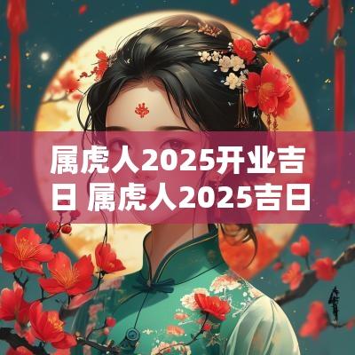 属虎人2025开业吉日 属虎人2025吉日