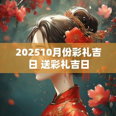202510月份彩礼吉日 送彩礼吉日