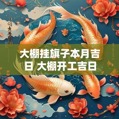 大棚挂旗子本月吉日 大棚开工吉日