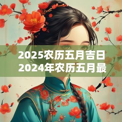 2025农历五月吉日 2025年农历五月最佳吉日一览表