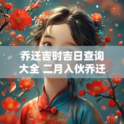 乔迁吉时吉日查询大全 二月入伙乔迁吉日吉时