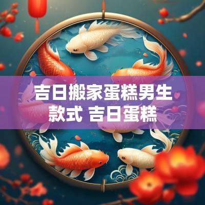 吉日搬家蛋糕男生款式 吉日蛋糕