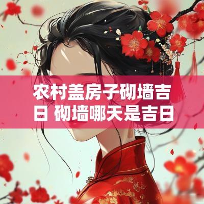 农村盖房子砌墙吉日 砌墙哪天是吉日