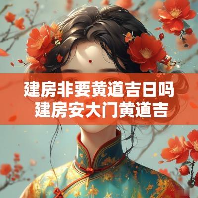 建房非要黄道吉日吗 建房安大门黄道吉日