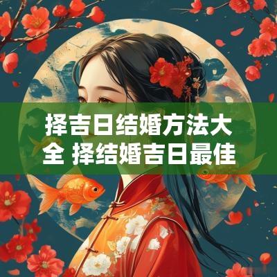 择吉日结婚方法大全 择结婚吉日最佳方法