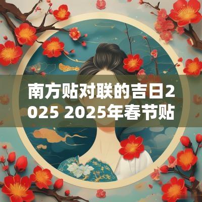 南方贴对联的吉日2025 2025年春节贴对联吉日