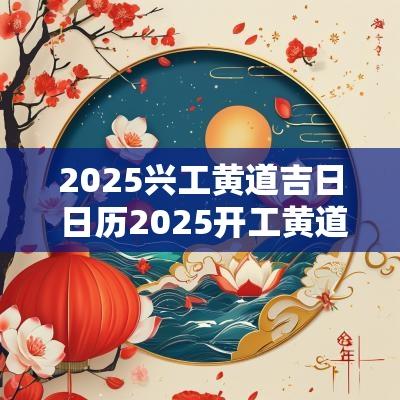 2025兴工黄道吉日 日历2025开工黄道吉日