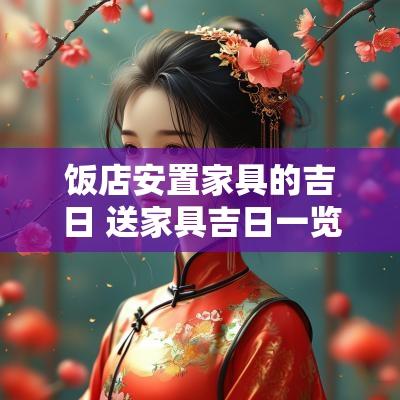 饭店安置家具的吉日 送家具吉日一览表
